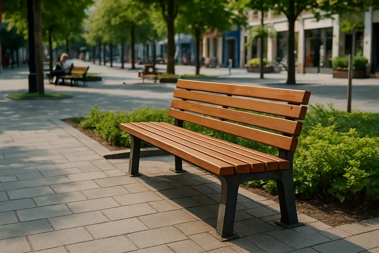 Zitbanken in de openbare ruimte: keuze, plaatsing en materiaaleisen